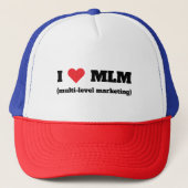 I ❤️ Casquette marketing à plusieurs niveaux (Devant)