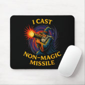 I Cast Non-magic Missile Funny Wizard Parody Meme Muismat (Met muis)