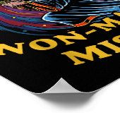 I Cast Non-magic Missile Funny Wizard Parody Meme  Poster (Hoek)