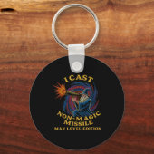 I Cast Non-magic Missile Funny Wizard Parody Meme  Sleutelhanger (Voorkant)