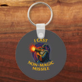 I Cast Non-magic Missile Funny Wizard Parody Meme  Sleutelhanger (Voorkant)