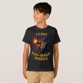 I Cast Non-magic Missile Funny Wizard Parody Meme  T-shirt (Voorkant volledig)
