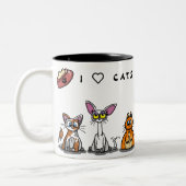 I ❤️ CATS et KITTENS mug (Gauche)