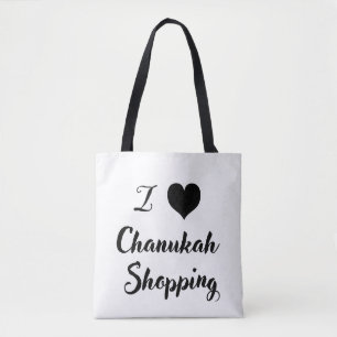I 🖤 Chanoeka. Winkelen Draagtas