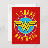 I Chase Bad Boys Briefkaart (Voorkant / Achterkant)