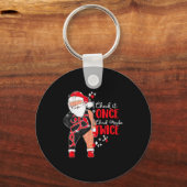 I Check It Once I Check Maybe Twice  Sleutelhanger (Voorkant)