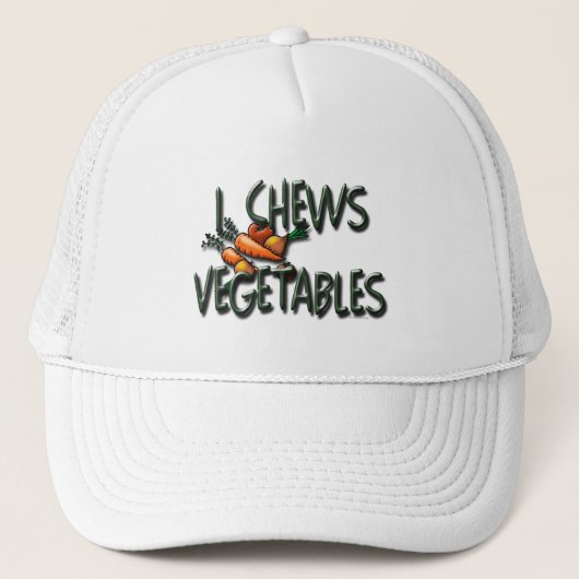 I Chews Vegetables Garden Trucker Pet (Voorkant)