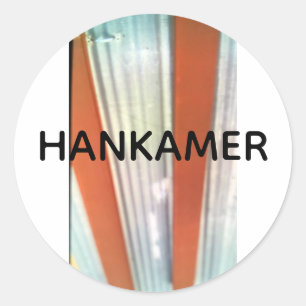 "I-Chinati" Marfa I-Ching Hankamer Artjunkhaus gra Ronde Sticker