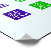 I Ching Circle Chart Poster (Hoek)