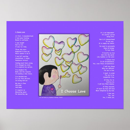 I Choose Love poster (Devant)