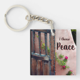 I Choose Peace Acrylic Keychain