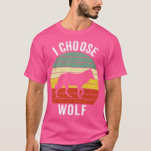 I Choose Wolf T-shirt (Voorkant)