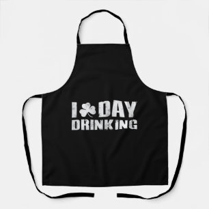 I Clover Day Drink St Patrick's Day Schort