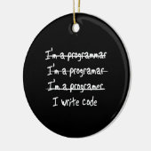 I Code schrijven Keramisch Ornament (Links)