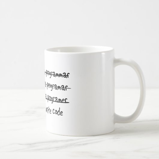 I Code schrijven Koffiemok (Rechts)