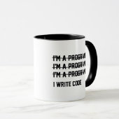 I Code schrijven Mok (Voorkant rechts)