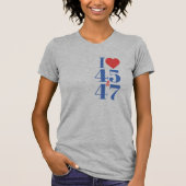 I Coeur 45 & 47 T-shirt asymétrique (Devant)