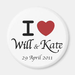 I coeur aimant royal de mariage de William et de