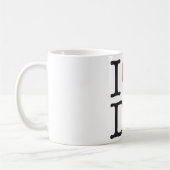 I (coeur brisé) DB Mug (Gauche)