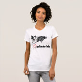 I {coeur} le T-shirt de mes femmes de border (Devant entier)
