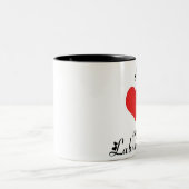 I coeur ma tasse de Labradoodle (Centre)