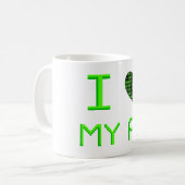 I coeur ma tasse de PC (Devant gauche)