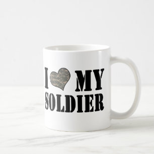 I coeur ma tasse de soldat