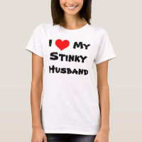 I coeur mon T-shirt Stinky de mari