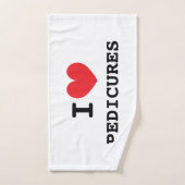 I coeur pédicures Don de serviette (Serviette à main)