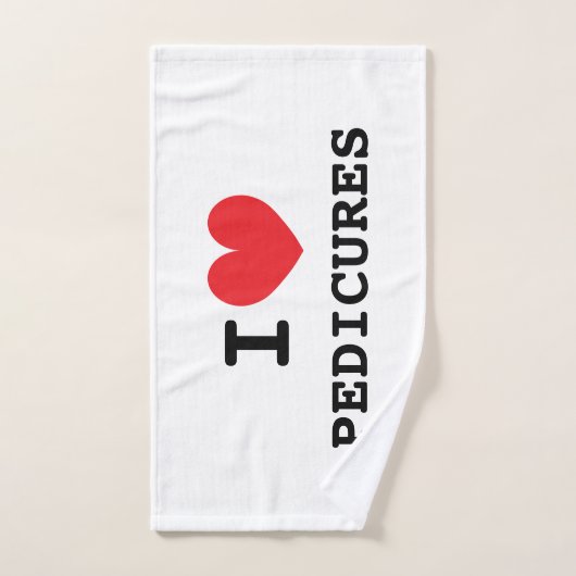 I coeur pédicures Don de serviette (Serviette à main)