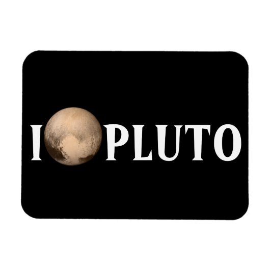 I Coeur Pluto New Horizon Flexible Magnet (Horizontal)