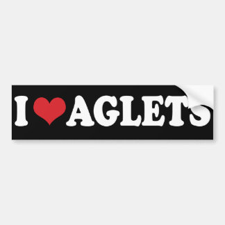 I (coeur) Sticker Aglets