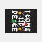I Come In Peace Funny Couple Ugly Christmas Shirt Fleece Deken (Voorkant (Horizontaal))