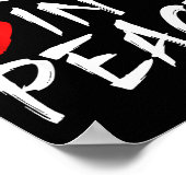 I Come In Peace Funny Tee Valentine's Day Couple M Poster (Hoek)