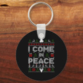 I Come In Peace - I'm Peace Couple Matching Ugly C Sleutelhanger (Voorkant)