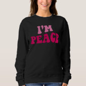 I Come In Peace I'm Peace   Matching Couples Appar Trui (Voorkant)