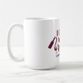 I Cook With Wine Funny Kitchen Humor Coffee Mug (Gauche)