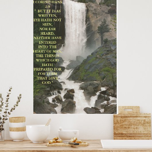 I CORINTHIANS 2:9 POSTER (Keuken)