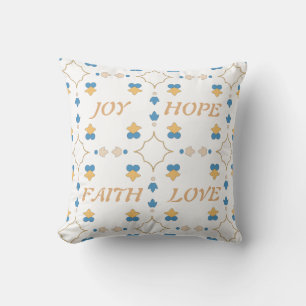 I Corinthiens 13:4 Coussin décoratif réversible