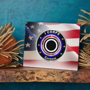 I Corps "America's Corps" Fotoplaat