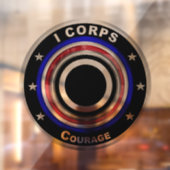 I Corps "America's Corps" Raamsticker (Vel 2)