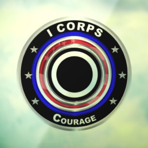 I Corps "America's Corps" Raamsticker