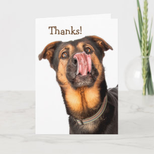I Could Kiss You Thank You Card Bedankkaart