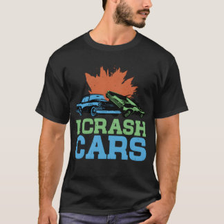 I Crash Cars girl vintage T-shirt