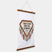 I Create Humans. What’s Your Superpower Hangend Wandkleed (Gebogen)