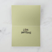 I Creëer Mijn eigen Wenskaart Kaart (Binnen)