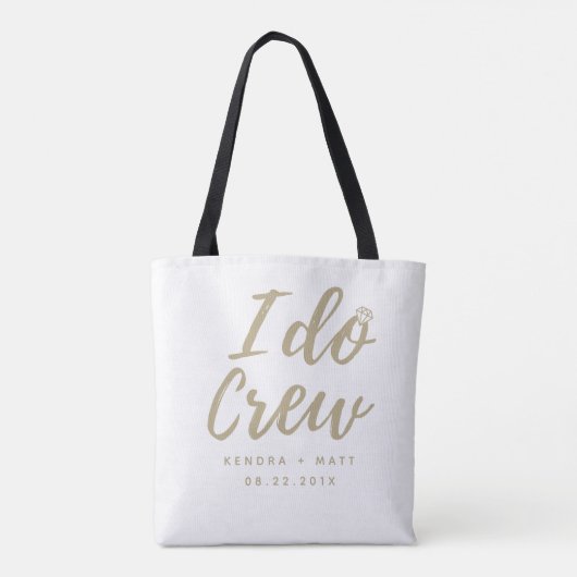 I Crew Canvas tas (Achterkant)