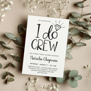 I Crew Vrijgezellenfeest Kaart