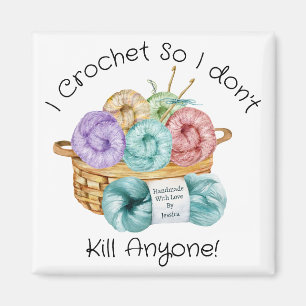 I Crochet Persoonlijk Magneet