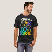 I Crushed 100 Days Of School TShirt Boys Monster T (Devant entier)